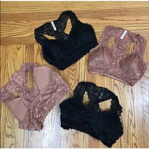 Hourglass Bralette In Pink Champagne